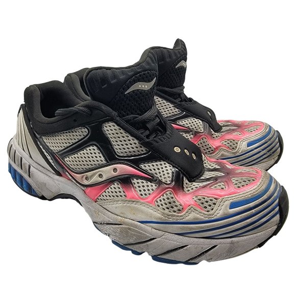 Saucony Originals Grid Web Mens 8.5 Shoes White Pink Blue Sneakers - S70466-4 main image 12